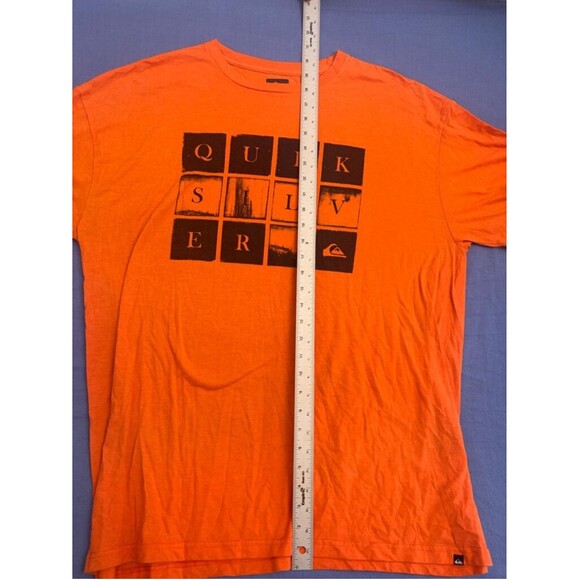 Men's Quiksilver T-Shirt XXL Orange - Picture 4 of 9